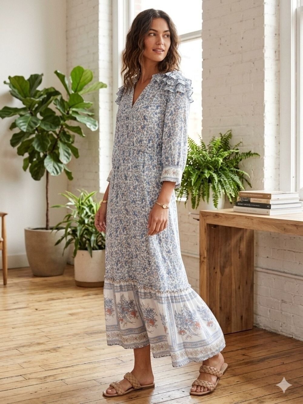 CeCe Floral Print Maxi Dress from Nordstrom